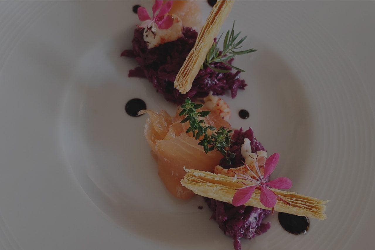 Assiette dressée