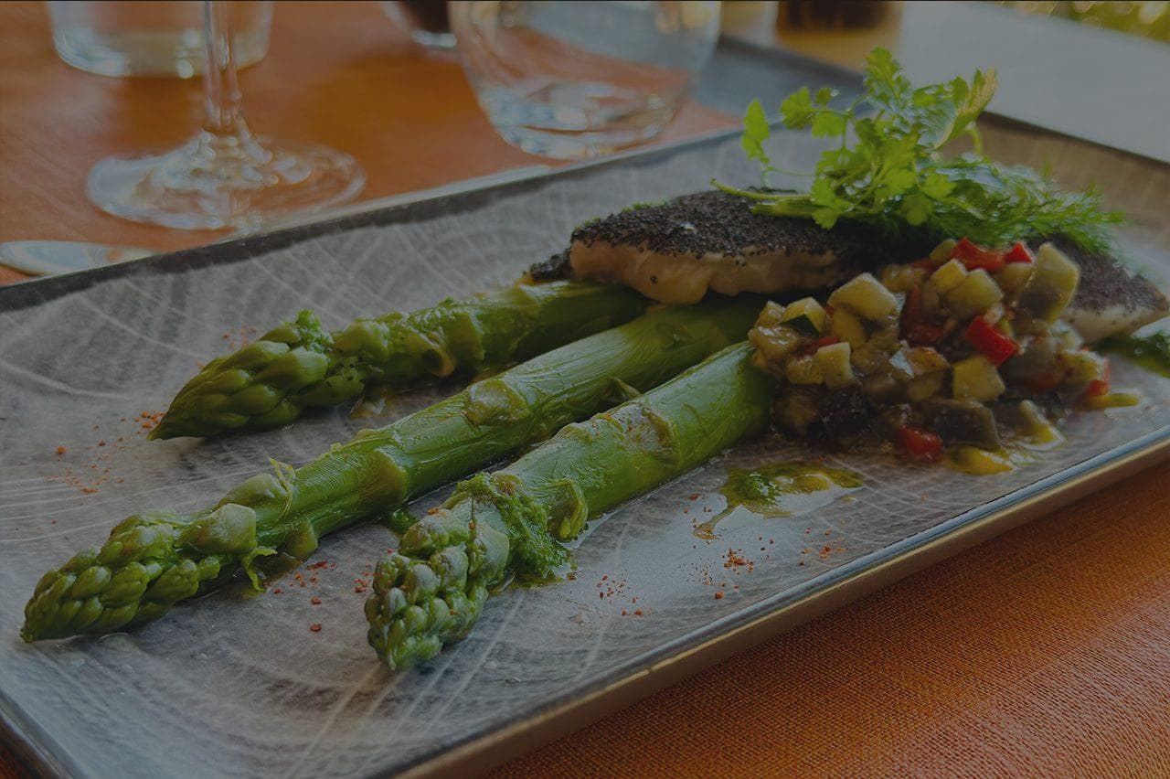 Poisson et asperges